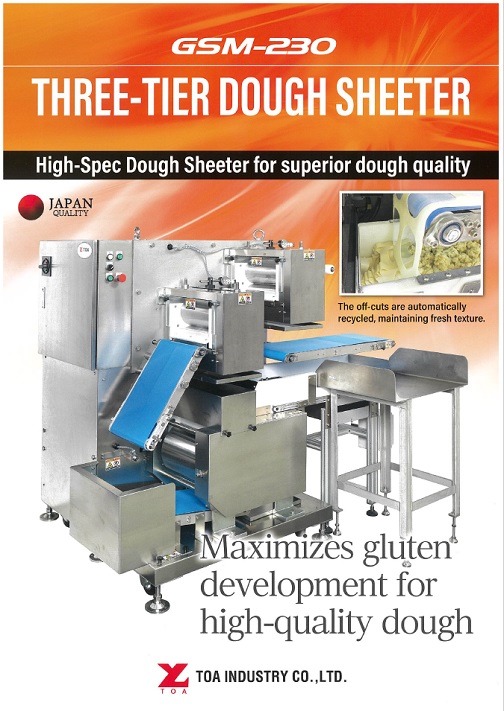 Three-tier Dough Sheeter GSM-230